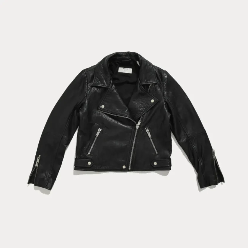 Superior Textured Leather Jacket