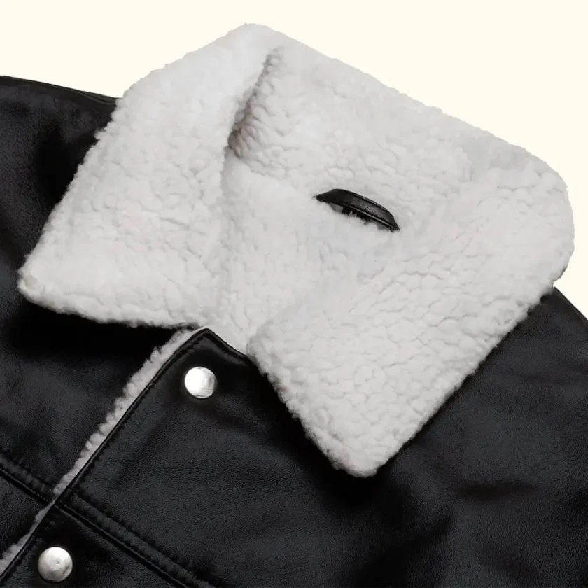 Women’s RAF B3 Aviator Shearling Sheepskin Trucker Jacket