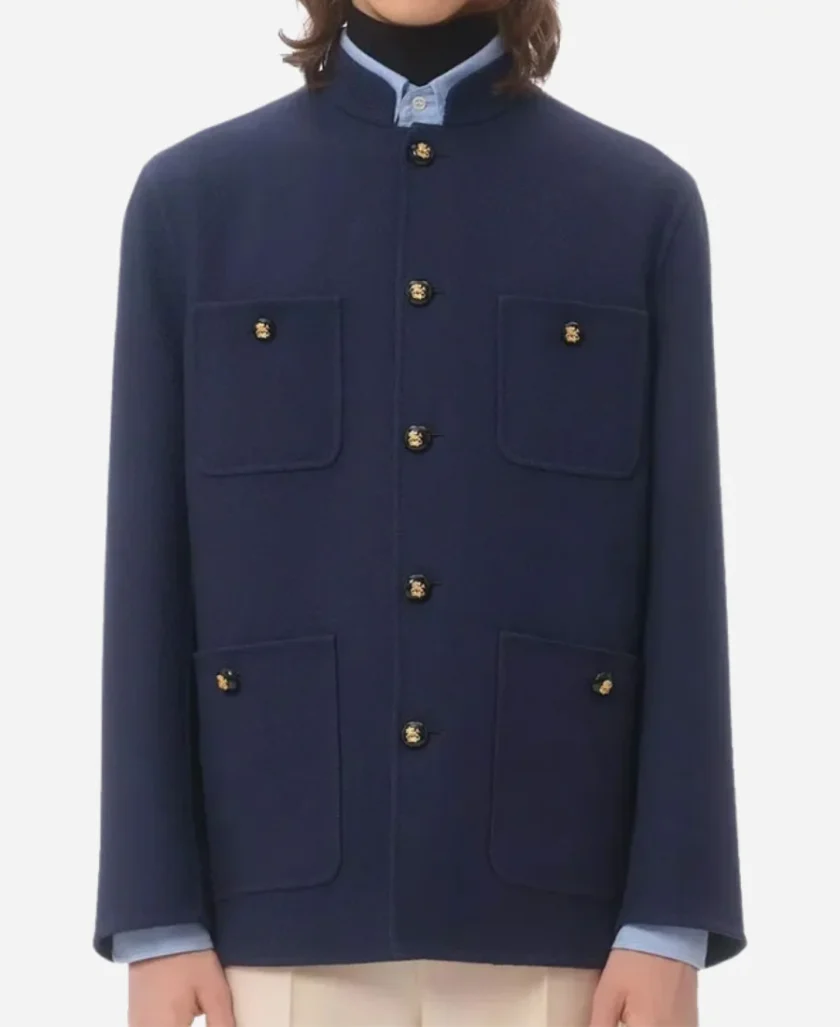 The Rise of The Rich Guy Navy Jacket - Image 3