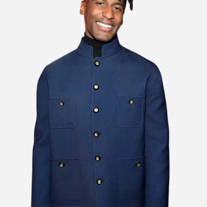 The Rise of The Rich Guy Navy Jacket
