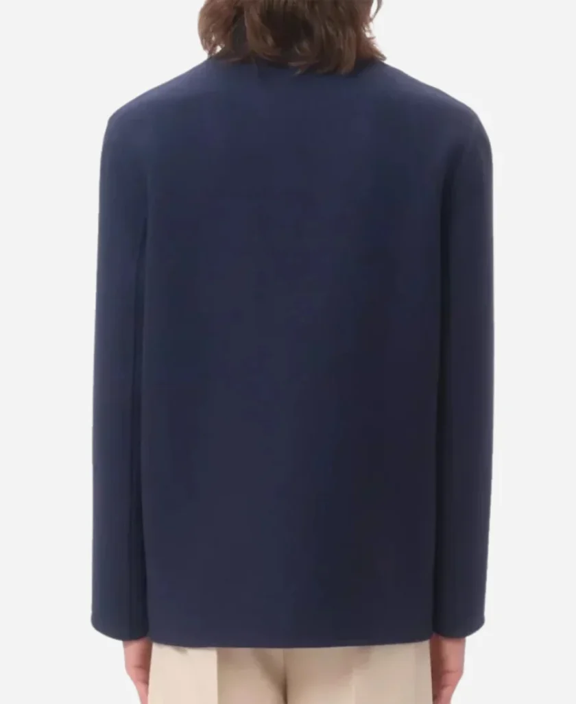 The Rise of The Rich Guy Navy Jacket - Image 4