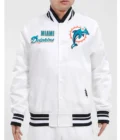 Miami Dolphins Retro Classic Rib Jacket
