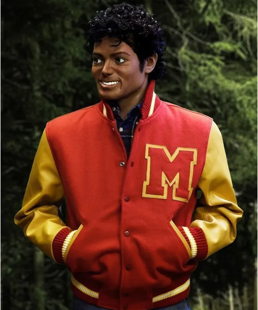 Thriller Michael Jackson M Letterman Jacket - Image 4